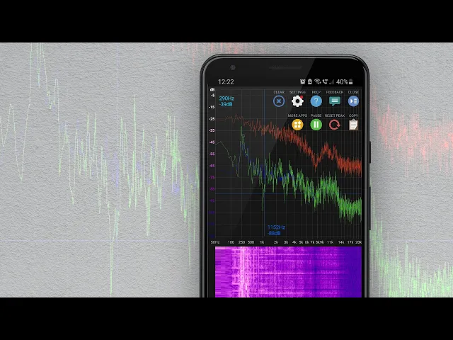 Speccy Spectrum Analyzer - professional audio spectrum analyzer app for Android