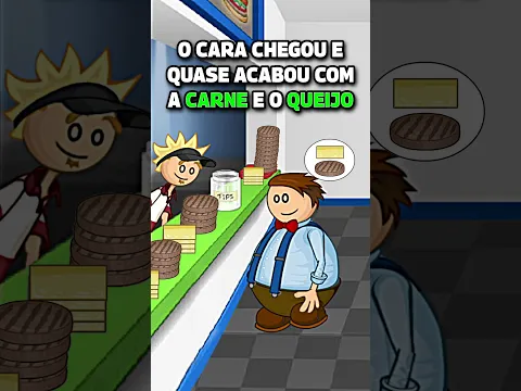 🎮 Papa's Burgeria #1 - O Cliente QUASE ACABOU com a COMIDA (Papa Louie - Parte 1)