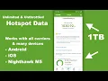 Unlimited Unthrottled Hotspot any carrier on your Unlimited Plan Android iOS 5G Hotspot