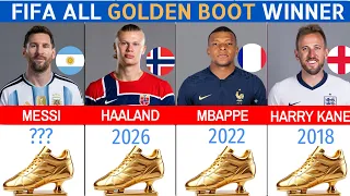 FIFA world Cup All Golden Boot Winners List (1930 - 2030) | All World Cup Golden Boot Winner Players