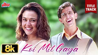 koi mil gaya title track 8k video song hrithik roshan preity zinta udit narayan u0026 k s chitra