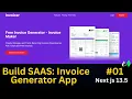 Building an Invoice Generator App with Next js 13 5 and MongoDB Creating a saas Landing Page
