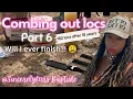 Weekly Vlog Combing out locs after 18 yrs PART 6 Surgery Nail Spa Sephora David Yurman Alo