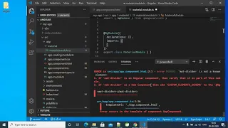 angular material divider material divider component