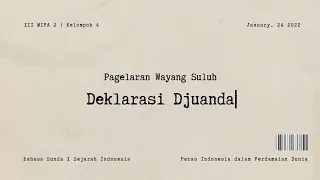 Download WAYANG SULUH - DEKLARASI DJUANDA | KELOMPOK 4 | XII MIPA 2 MP3