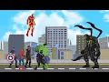 Download Lagu Marvel's Avengers: Hulk - Spiderman - Ironman - Black Panther vs Evolution of VENOM 2 [HD]