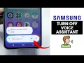2026 How to Turn OFF Voice Assistant on ANY Samsung Phone - Disable Voice Assistant