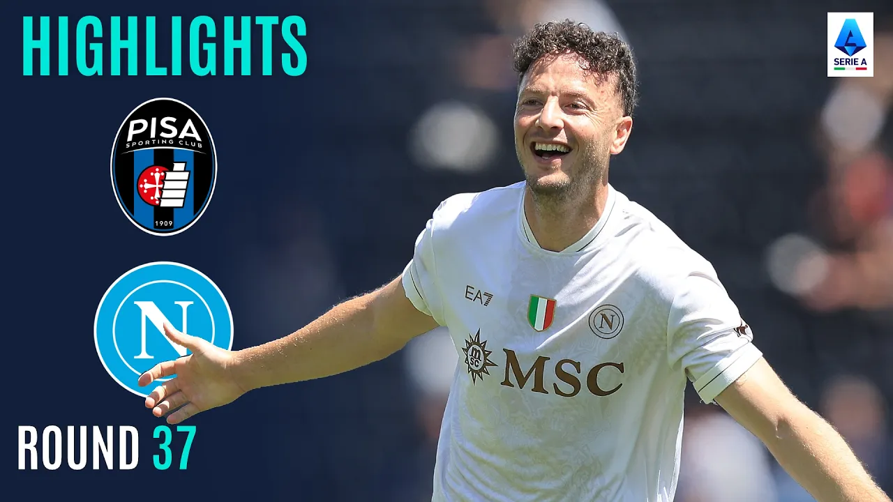 Napoli Secure Champions League Spot | PISA-NAPOLI | HIGHLIGHTS | Serie A 2025/26