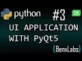 Python UI application with Qt designer Converter