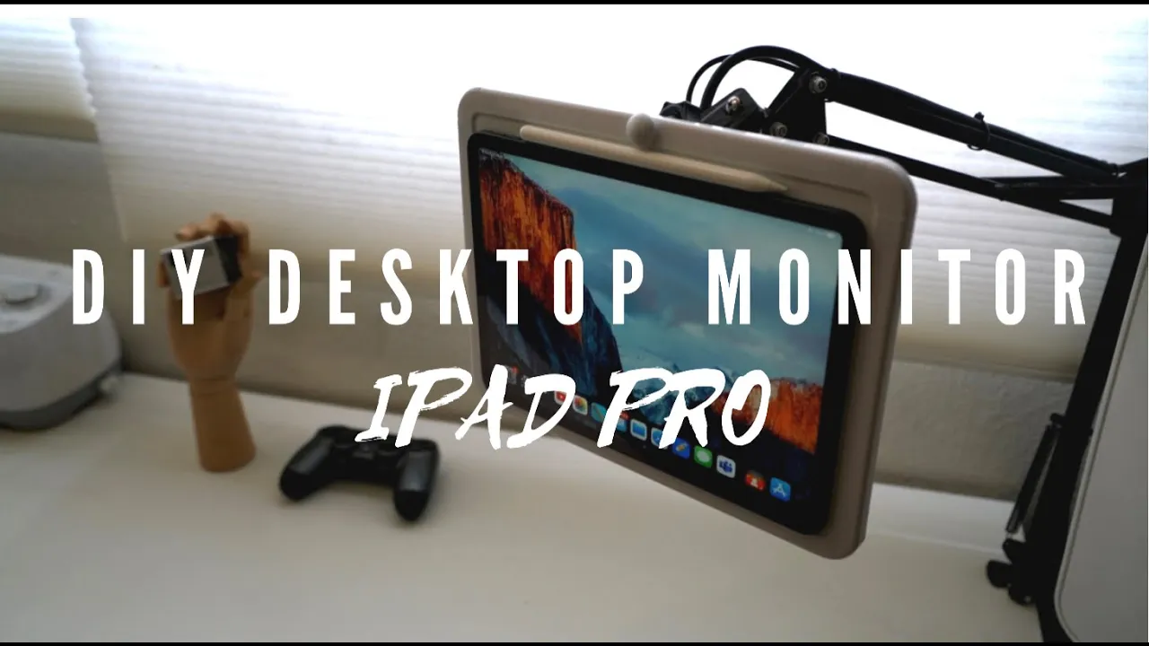 Make a simple ipad wall mount