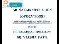 Signal Part IV DSP Folding Advance Delay scaling Scaling exercises prob