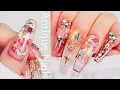 Antique Rose Gold Angel Nail Art nail extensions spring nails asmr