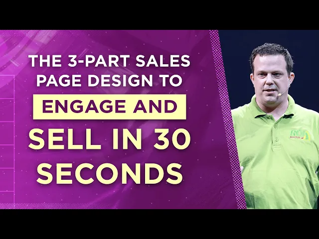 Thumbnail for El diseño de página de ventas en 3 partes para captar y vender en 30 segundos