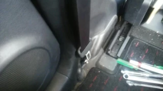 プリテンショナーが作動してた 