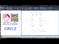 How to Use CIRCLE Efficiently in AutoCAD CIRCLE Command Tutorial EZAS - Easy AutoCAD Solutions