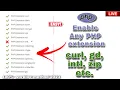 How to enabled php extension gd intl curl mbstring etc 100 working 2023