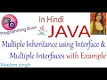 Multiple inheritance in Java by interface With Example