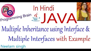 Multiple inheritance in Java by interface With Example