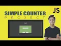 JAVASCRIPT Course Project Based Learning - Simple Counter Using Javascript Project