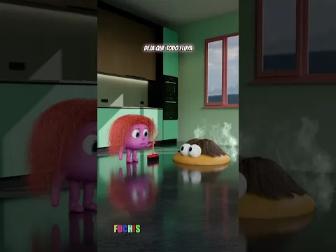 🫠 DEJA QUE TODO FLUYA | Animación  Los Fuchis 3D |  #humor #meme #funny #animation