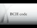 BCH code