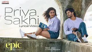priyasakhi lyrical video epic first semester anand deverakonda vaishnavi hesham abdul wahab