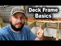 Deck Frame Basics How I Framed My 4 x 8 Foot Deck