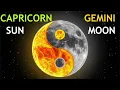 Capricorn Sun Gemini Moon