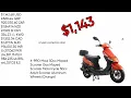 Cost breakdown of X-PRO Maui 50cc gas scooter moped w protection from Amazon 1 143