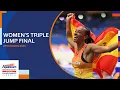Download Lagu Women's triple jump final replay | Apeldoorn 2025