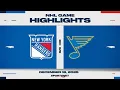 NHL Highlights | Rangers vs. Blues - December 18, 2025