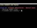 Linux Filename Substitution - Special Cases