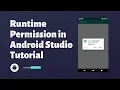 Runtime Permission in Android studio Android Tutorial Ted Permission