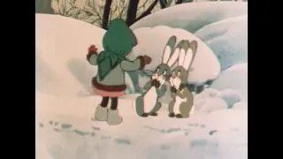 Мультфильм Девочка и зайцы КИЕВНАУЧФИЛЬМ 1985 г 