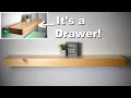 How to Make a Floating Shelf That s Also a Hidden Drawer Plan Available