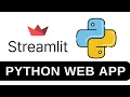 Create A Web App Using Python Streamlit in Minutes