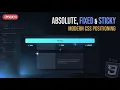 Advanced CSS Positioning Absolute Fixed Sticky Episode 10 2027