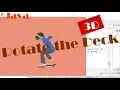 Java 3D How to Make a 3D Boy Model Skateboard and Jump and Its Deck Model Rotate with Source Code
