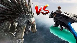 How To Train Your Dragon 2 The Final Fight فيلم تنانين فرسان قرية بيرك الجزء 2 ابو سن ضد تنين الالفا 