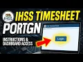 How to Access IHSS Timesheet Portal Dashboard - Login Instructions