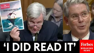 Bessent Surprises Whitehouse When Asked To 'Personally To Read This Economist Magazine Article'