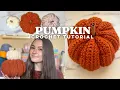 How to make a Pumpkin Fall Decor Crochet Tutorial