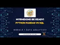 Python Pandas vs SQL