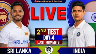 🔴IND vs SL, 2nd Test Day 5 | Live Cricket Score & commentary | INDIA vs Sri Lanka | Last Hour