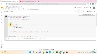 NEWTON METHOD WITH GOOGLE COLABS PYTHON