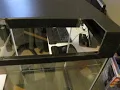 Top Fin Fascinate 10 gal aquarium filter hole enlargement hood modification