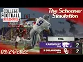 DO THE WILDCATS STAND A CHANCE - The Schooner Simulation Kansas State vs OU Week 4