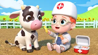 Canción de los Animales con Heriditas | Canciones Infantiles | Bebe Leo en Español
