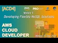 Lab Module 5 1 Working with DynamoDB
