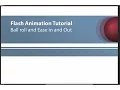 Flash Animation Tutorial Ease in and out